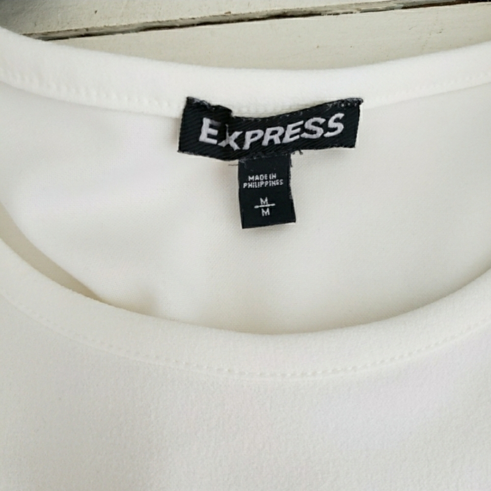 Express Laceup Crop Waist Dress Top - Picture 4 of 4